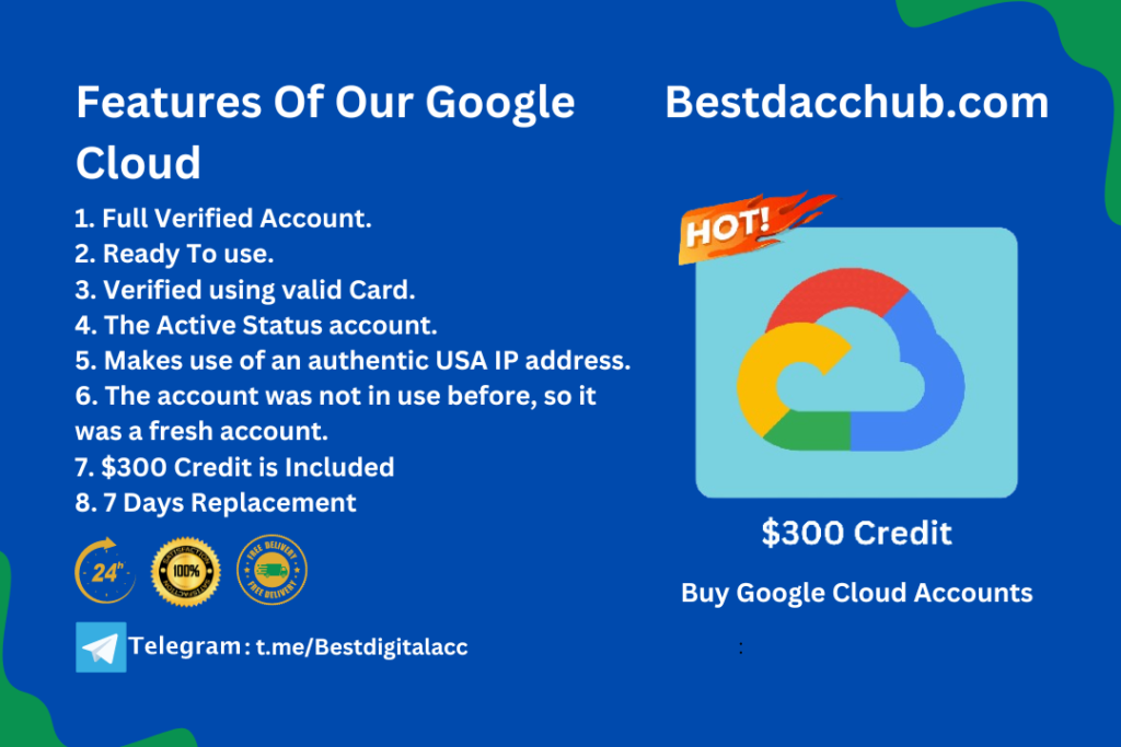 Buy Google Cloud Accounts
