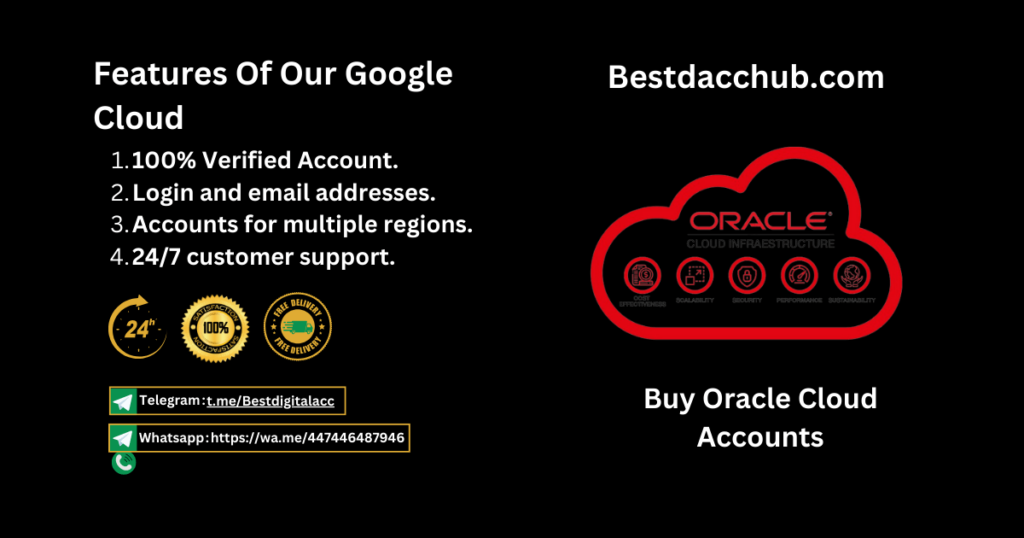 Buy Oracle Cloud Account